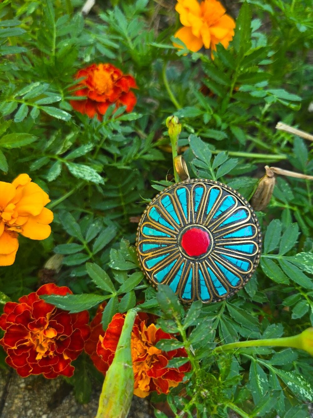 Brass pendant